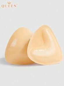 A Pair Of Self-Adhesive Bra Inserts, Adhesive Bra Pads For Women, Double-Sided Adhesive Breast-Lifting Inserts, Washable And Reusable, Enhance Breast Fullness, Suitable For Bikinis And Swimming.