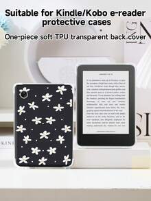 Ayotu 1 pieza Hermosa funda con diseño de cerezas y flores compatible con Kindle Paperwhite 12th Gen 2024 / Kindle (11th Generation-2024 Release) / Kindle Colorsoft Signature Edition, Kindle (11th Generation-2024 Release), Kobo Clara Colour, Kobo Clara Bw - Multicolor - Ver 21