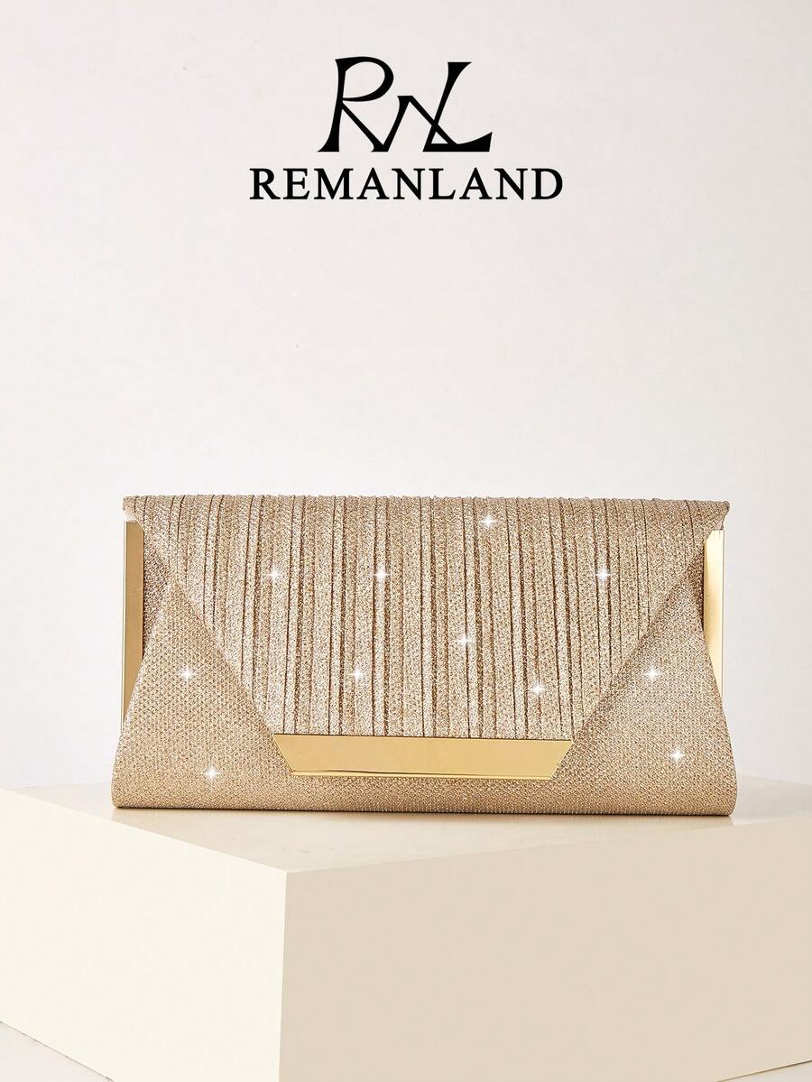 REMANLAND Damen Tasche, glänzende silberne Handtasche, elegante und modische Pailletten Umhängetasche, Damen Abendtasche, geeignet für Damen Party, Hochzeit, Dinner, Bankett Abendtasche, passend für Party-Girls, Frauen, geeignet für Frauen, sehr geeignet für Party, Hochzeit, Tanz, Dinner/Bankett, ist das beste Geschenk für Frauen