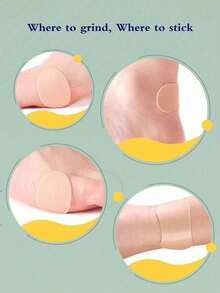 35/70 piezas Almohadillas adhesivas antifricción para talones, protección invisible para dedos, talones y tobillos para tacones altos y zapatos de cuero - Multicolor - Ver 5