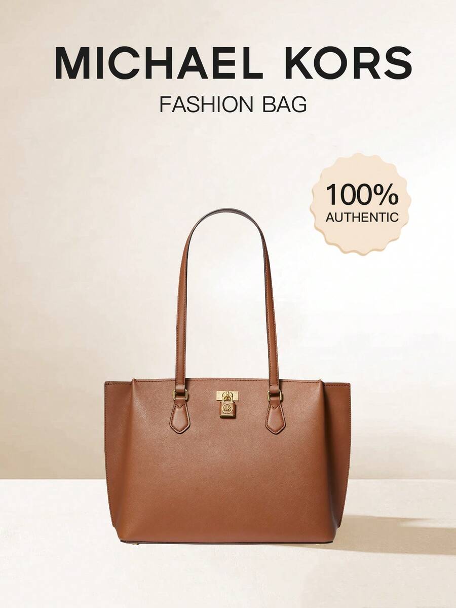 Michael Kors Bolso de mano Ruby Zippy para mujer, con asa superior, para viaje, trabajo, bandolera grande