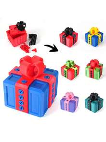 2026 New Creative Christmas, New Year, Valentine's Day Prank Gift Box, Surprise Disassembly Toy, Hidden Surprise Mechanism, Disassemble To Reveal Surprise, Fun For Holidays, Annoying Box, Surprise Box For Girlfriend, Boyfriend, Best Friend, Suitable For Various Festivals, New Year, Valentine's Day, Birthday, Small Surprise Party Favors, Back To School Season Gifts, Exquisite Jewelry Storage Box - Multicolor - View 2