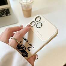 [Nuevo producto] Smartphone con forma de ventana grande con temática de Halloween y diseño de mapache. Compatible con varios modelos de phone, como el 17 Pro, 17 Pro, 17, 16 Pro, 15, 14 y 13 Pro/Plus. Ofrece cobertura total de la lente y una elegante combinación de colores. Teléfono - rosa - Ver 3