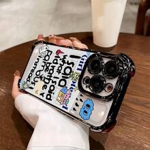 Funda de teléfono VIVO Y50/Y5s/Y73s/Y77e/Y77t exclusiva de TPU electrochapado con borde suave en las cuatro esquinas, funda de teléfono linda, funda de teléfono de Halloween, funda de teléfono estética, funda de teléfono de anime, funda protectora a prueba de golpes, funda de uso diario, accesorios de moda, funda de teléfono de moda, material duradero, cubierta protectora flexible, cubierta protectora, carcasa ligera, para usuarios de smartphones, fans de anime - Mezcla de colores - Ver 6