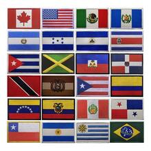 2 PCSTrinidad And Tobago Flag Patches Embroidered Tactical Military Morale Patch Applique Fastener Hook And Loop(Black){Inchcolor_nameinch:InchTrinidadandTobagoBlackinch} - 千里達及托巴哥 - 查看 6