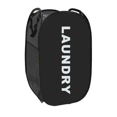 Durable Collapsible Laundry Basket For Home And Travel, Foldable Pop-Up Dirty Clothes Hamper, Space-Saving Portable Laundry Organizer For College Dormitories, Hotels, Travel, Dorm Room Storage, Lightweight And Easy-Store Laundry Bin For Laundry Day, Multi-Purpose Laundry Solution With Durable Handles, Ideal For Small Spaces