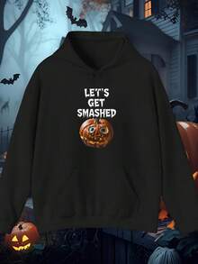 Lets Get Ashed Halloween Hoodie  Funny Pumpkin Design  Spooky Season Hoodie  Halloween Party Rel  Cozy Halloween Top - 款式5 - 查看 1