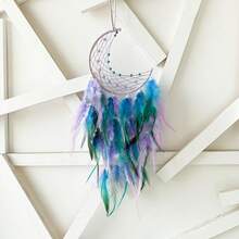 Dreamcatcher Wall Hanging, Bohemian Dreamcatcher Wind Chime, Artificial Feather Ornament, Suitable For Bedroom Windowsills, Living Rooms, Weddings, Courtyards And Garden Decoration, No Electricity Required.