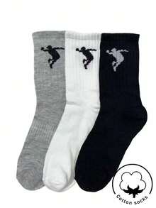 40 piezas/30 piezas/24 piezas Calcetines deportivos cómodos unisex, calcetines largos para hombres, adecuados para deportes y entrenamiento, calcetines largos para mujeres, uso casual y de negocios, antibacterianos, suaves, negros y blancos, resistentes al olor, transpirables, suaves y ligeros, adecuados para otoño/invierno, 20 piezas/10 piezas/8 piezas/6 piezas/4 piezas/2 piezas