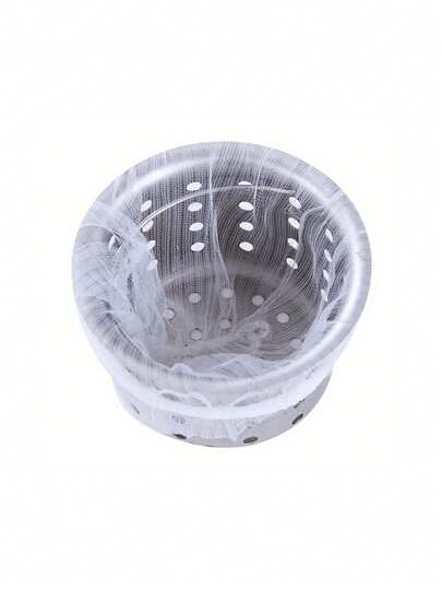 30/100 unidades de filtro de lixo para pia de cozinha, sacos de malha descartáveis para coador de pia – Sacos de filtro finos para pia de cozinha para restos de comida, lavagem de vegetais, lavagem de louça, escorredor descartável doméstico, rede de drenagem, etc.