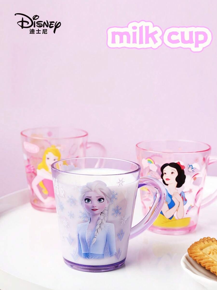 Disney 1 pieza Taza para cepillarse los dientes o taza para leche de Rapunzel de  genuina con diseño de oso de fresa de 260ml/8.8oz, durable, anti-caída y con asa portátil, patrón de personaje lindo, regalo de Navidad, Halloween, Acción de Gracias o cumpleaños (algunas partes pueden ser aleatorias)