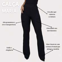 Women's Premium Flare Bootcut Riding Pants - Black - View 4