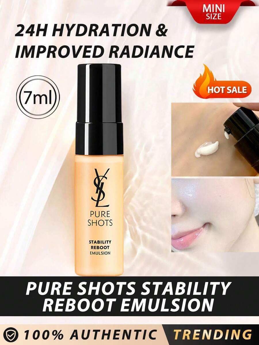 Yves Saint Laurent () [迷你尺寸] 純淨保濕修護乳液 7ml / 24小時保濕與強化肌膚屏障 / 絲絨保濕乳液含96%天然成分，富含舒緩 α-泛醇、保濕依克多因與摩洛哥活力月光仙人掌花 - New - 7ml - 查看 1
