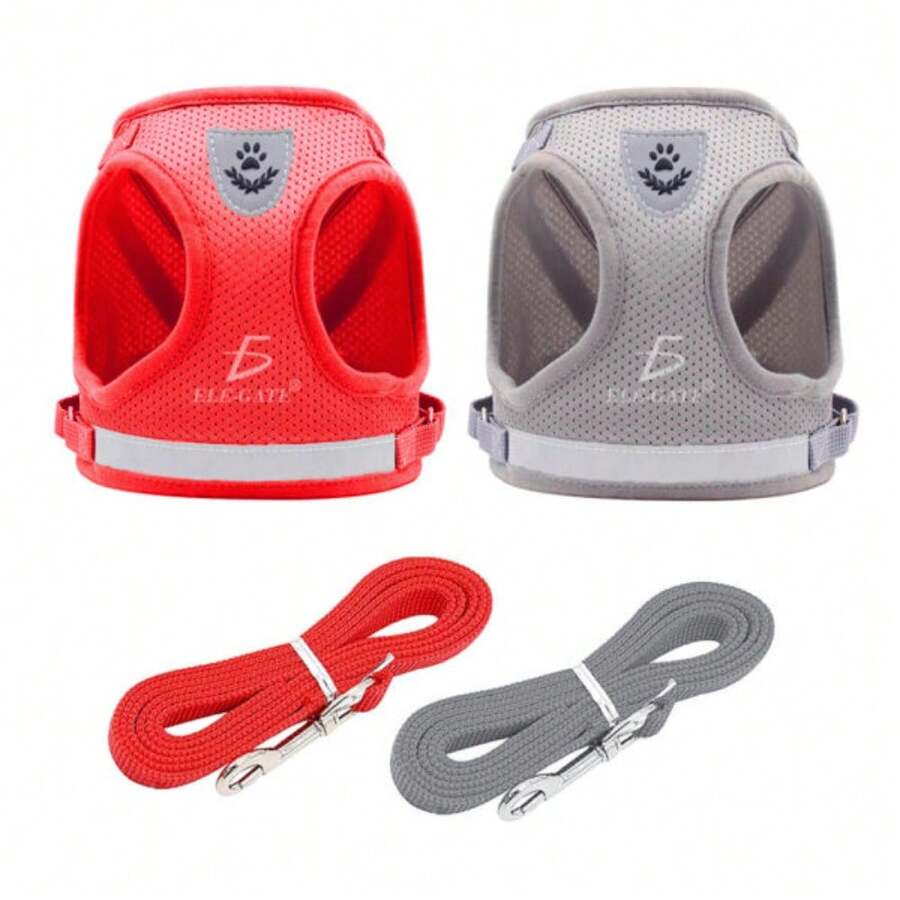 ELE-GATE Harness With Leash For Cats And Small Pets - Merah - View 1