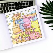 1 本（FUZZY HYGGE）卡通减压涂色书，CoCo 圣诞主题 > 装饰、玩具、图画书，高品质软封面，图案简洁醒目，易于涂色，描绘生活场景，是圣诞节、万圣节和节日送给朋友、家人和同事的理想礼物，有助于放松身心，缓解压力。 - 模糊生活 - 查看 9