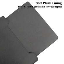 13 15 Inch Laptop Sleeve With Stand PU Leather Tablet Case Shockproof Ultrabook Computer Bag With Mouse Pad For HP//Surface