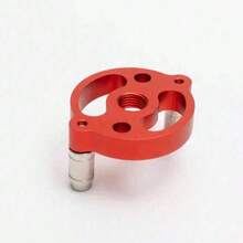 جهاز تحديد موضع الحفر للنجارة، حفر المركز الرأسي، جهاز تحديد موضع الحفر للوصلة الأسطوانية للخشب، أداة DIY، جهاز حفر وصلة لوحة الخشب الصلب - الأحمر - مشاهدة 8