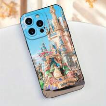 1 funda de teléfono de la serie 2D con el tema "la belleza y la bestia" fantasía festival parade para iPhone 16E 16 15 14 13 12 11 XR X XS 7 6 mini pro promax plusTPU material lindo diseño de dibujos animados, regalo perfecto - Mezcla de color 1 - Ver 2