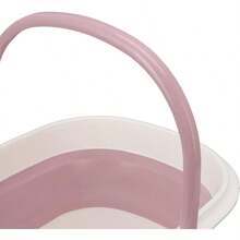 Foot Soak TubTina de Remojo de Pies de Plástico Tazón de Pedicura con Bañera Plegable Bañera de Piso de Pie para para Niños Baño de Plástico de Baño Bañera de Plástico RosáceoFoot Soak Tub - Rosceau - Ver 8