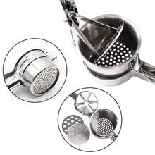 1pc Stainless Steel Potato Presser Masher Ricer - Effortlessly Press, Mash, And Rice Fruits And Foods - Multicolor - View 10