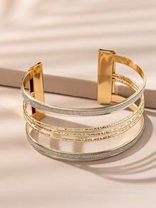 亮片細節開口手鐲