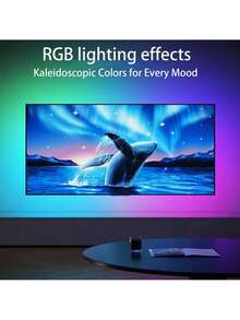 1-20M Smart LED Strip Lights With Wireless IR Remote Control, Color Changing & Music Sync Via App/Remote, USB Powered, Ideal For TV Backlight, Bedroom Ambiance, Party Decor, And Perfect Gift For Halloween, Christmas, Birthday - Color Light - View 8