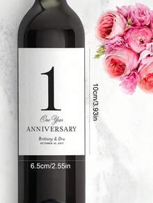 Customized Vinyl Wine Bottle Labels, Champagne Labels With Photo Stickers, Personalized Engagement Wine Labels, Self-Adhesive Wine Bottle Labels, Housewarming Gifts, Wine Bottle Labels, Housewarming Party Creativity, Gifts And Favors, Customizable Wedding Engagement Wine Bottle Labels (With Personalized Names And Dates) - Multicolor - View 9