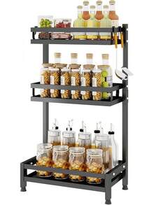 Crockery Cabinet & Kitchen Storage, Storage Racks - 3-stage - View 1