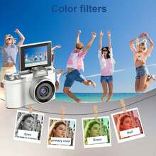 1set CCD Camera For Beginners - Flip Screen, USB Charging, Easy Operation, Ideal For Travel And Everyday Photography - Perfect New Year, Christmas, Birthday Gift (Memory Card Not Included), Camera Accessories.Christmas, Thanksgiving Gift.New Year's Gift