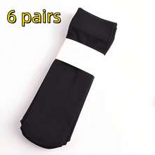 12/6 Pairs Women'S Thickened Warm Socks - Soft, Breathable, All-Season Mid-Calf Socks In Solid Color, Comfortable Elastic Design For Casual And Formal Wear, Elegant Skin-Friendly Material - Multicolor - View 14