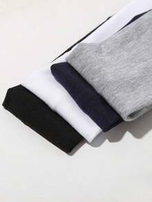 4pcs Wide Solid Color Simple Headbands Suitable For Sports Casual, Gym Hair Band Turban Headband Sweatband, Hairband Fall Winter Hair Accessories For Women For Vacation Outfits Woman Elegant Scarf Women Bandana Soft Headwrap - 多色 5 - 查看 3