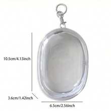 Portable PVC Cable Organizer Box,Transparent Storage Case For Chargers,Headphones,Jewelry,Compact Trave,Essential With Keychain (Great Gift For Mother's Day, Holidays) - Black - View 9