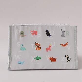 Libro de tela temprano, mejora la capacidad cognitiva, libro de tela colorido - Entrenamiento visual y auditivo cautivador con colas de animales de dibujos animados, poliéster suave, juguete de aprendizaje para niños, libro de tela de educación temprana resistente al desgarro y al agua, estimula el despertar cognitivo táctil y visual, adecuado para Navidad, cumpleaños y otros regalos festivos!