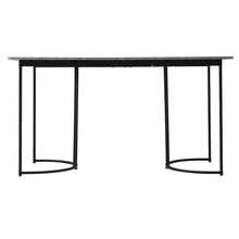 Dining Table 140 X 80 Cm (1 Piece), Modern Kitchen Table, Metal Frame
Rectangular Dining Table With Modern Wood Pattern, Kitchen Table With Adjustable Legs For Dining Room And Living Room, Gray - 1 - View 6