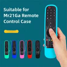 1pc Silicone Anti-Drop Protective Case For TV Remote Control, Suitable For MR21GA/MR21GC/MR23GA,Mother's Day Gift,Bedroom Decor,Garden,Kitchen Decor,Summer,Beach,Travel Essentials,Room Decor,Squishy,Graduation - Multicolor - View 4