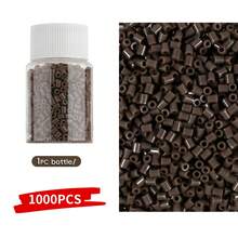 1000 piezas - Juego de cuentas de fusión de 2.6mm, ideal para principiantes y aficionados de las artes y manualidades, joyería de cuentas creativa, material duradero, suministros de cuentas, diseñadores creativos, regalo perfecto para Halloween, Navidad, días festivos