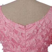Daphne Cosplay Costume Women's Deluxe Lace Regency Dress - 粉色 - 查看 7