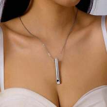 1pcs Black Breathing Necklaces For Relieving Anxiety And Stress, Whistle-Decorated Necklaces, Mindfulness Deep Breathing Tools, Meditation Relief Gifts For Men And Women, Holiday Gifts, Mother's Day Gifts, Adult Gathering Supplies For Relieving Stress