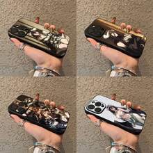 Cute O-Overlord Albedo Girl Phone Case Cover Compatible With  16, 15, 14, 13, 12, 11, Pro, XS, Max, XR, Plus, E, SE4, Mini Black Soft Cover, Cover Compatible With  17 Case,  17 Pro Case,  17 Pro Max Case - Z6 - 查看 1