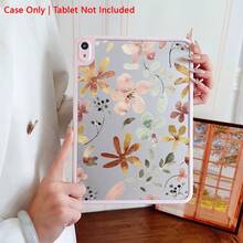花卉图案可爱透明基础款平板电脑保护套 - 彩色 - 查看 10