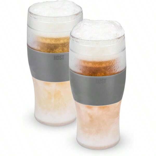 Freeze Cooling Pint Glasses Set Of 2 By