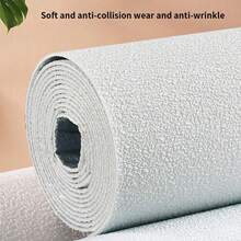 1 pieza Papel tapiz de lino Pegamento de pared Papel tapiz autoadhesivo impermeable y a prueba de humedad, adecuado para la decoración de la sala de estar, el dormitorio y el pasillo, con un tamaño de 50 cm * 2,8 metros / 5 metros / 10 metros