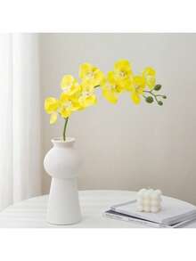 5 件/3 件/1 件人造兰花，9 朵大型逼真蝴蝶兰花茎，经典风格人造兰花花环，装饰丝绸蝴蝶兰，人造花枝适用于客厅家居装饰、酒店婚礼花艺布置、万圣节、中国新年的精美家居装饰，是情人节和母亲节送给女朋友和母亲的绝佳礼物，情人节、生日毕业礼物 - 彩色 - 查看 21