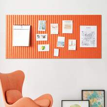 60cm X 120cm Felt Message Board, Nordic Style Vertical Creative Photo Display, Home Office Wall Decor, Classroom Decor, Christmas Holiday Spring Decor Gift, Includes Wall Paper Background, DIY Craft, Seasonal Home Decor, Back To School, Holiday Party Decor, Halloween, Christmas Eve And New Year Decorations, New Year Gift, Meaningful Gift For Friends, Classmates, Elders, Teachers - Multicolor/A - View 5