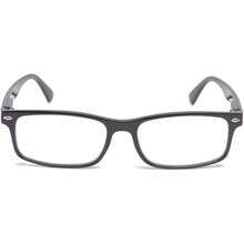 Lens Rectangle Frame Non Prescription Glasses - Fashion - 2 件裝 黑色和消光黑 - 查看 5