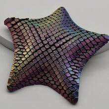 1 szt., drukowana w 3D, przegubowa figurka rozgwiazdy, symulacja wielostawowego zwierzęcia morskiego, ruchome stawy, plastik, nie wymaga prądu, nadaje się do dekoracji wewnątrz i na zewnątrz, różne rodzaje pomieszczeń, zabawka relaksacyjna | zabawny design | wielostawowa konstrukcja, prezent świąteczny