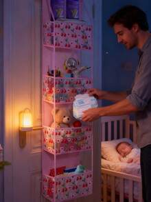 35個大型口袋掛於門上的鞋架,堅固的牛津布門後收納鞋架,掛式鞋帶收納架