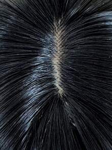 Tóc giả dài vừa và ngắn màu đen 20 inch với tóc giả cosplay Liu Hai dành cho nữ, sử dụng hàng ngày, ngày lễ Halloween - màu đen - Xem 7