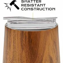 Modern Mate Cup And Bombilla Set Yerba Mate Cup - Yerba Mate Set Includes Double Walled 18/8 Stainless Steel Mate Tea Cup, Two Bombilla Mate Straw And A Cleaning Brush 12 Oz, Wood