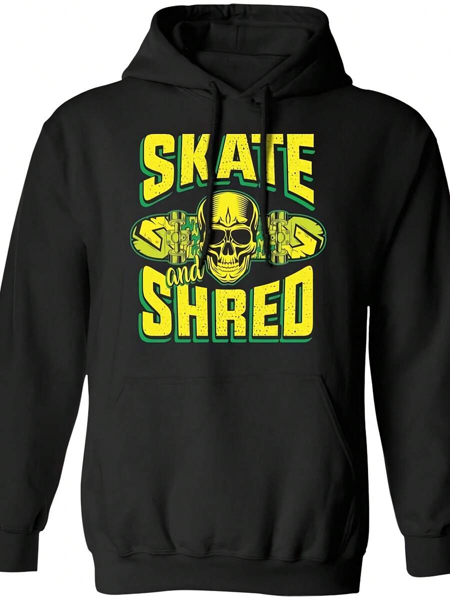 Skate And Sed Skateboarding Skateboard Pullover Hoodie - Style 9 - View 1
